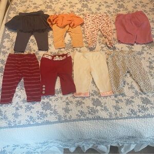Baby Girl Pant Legging Bundle Size 3-6 Months